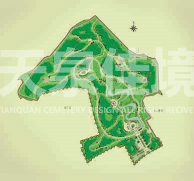 陵园设计效果图